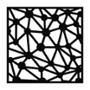 PROTECTOR PARA VENTANA CELOSIA CONSTELACIÓN ACERO 90 X 90 CM NEGRO