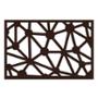 PROTECTOR PARA VENTANA CELOSIA CONSTELACIÓN DE ACERO 90 X 60 CM CHOCOLATE
