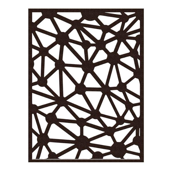 PROTECTOR PARA VENTANA CELOSIA CONSTELACIÓN ACERO 120 X 90 CM CHOCOLATE