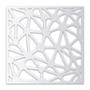 PROTECTOR PARA VENTANA CELOSIA CONSTELACIÓN ACERO 90 X 90 CM BLANCO