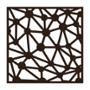 PROTECTOR PARA VENTANA CELOSÍA CONSTELACIÓN ACERO 90 X 90 CM CHOCOLATE