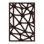 PROTECTOR PARA VENTANA CELOSIA CONSTELACIÓN ACERO 90 X 60 CM CHOCOLATE