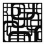 PROTECTOR PARA VENTANA CELOSIA QUADRUM ACERO 120 X 120 CM NEGRO