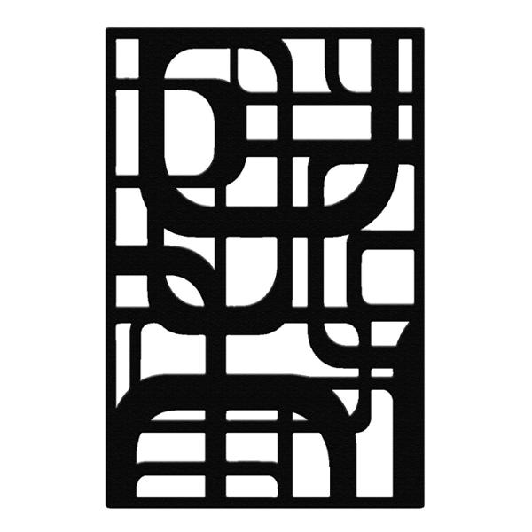 PROTECTOR PARA VENTANA CELOSIA QUADRUM ACERO 90 X 120 CM NEGRO