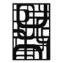 PROTECTOR PARA VENTANA CELOSIA QUADRUM ACERO 90 X 120 CM NEGRO