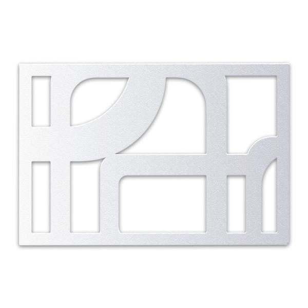 PROTECTOR PARA VENTANA CELOSIA QUADRUM ACERO 60 X 40 CM BLANCO