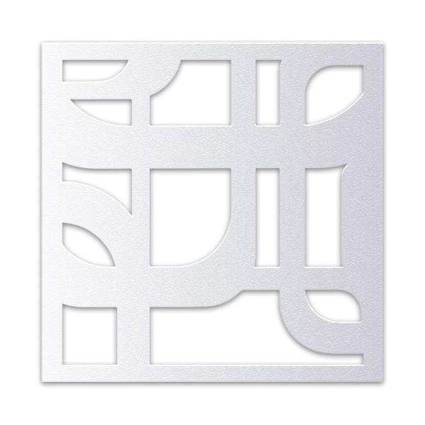 PROTECTOR PARA VENTANA CELOSIA QUADRUM ACERO 60 X 60 CM BLANCO