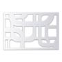 PROTECTOR PARA VENTANA CELOSIA QUADRUM ACERO 90 X 60 CM BLANCO