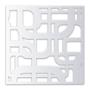 PROTECTOR PARA VENTANA CELOSIA QUADRUM ACERO 100 X 100 CM BLANCO
