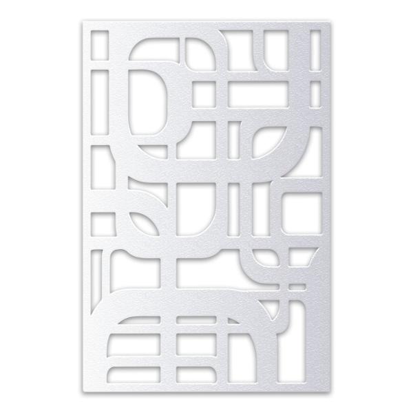 PROTECTOR PARA VENTANA QUADRUM ACERO 90 X 120 CM BLANCO