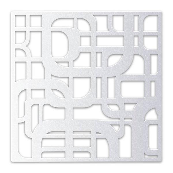 PROTECTOR PARA VENTANA CELOSIA QUADRUM ACERO 120 X 120 CM BLANCO