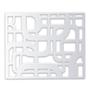 PROTECTOR PARA VENTANA CELOSIA QUADRUM ACERO 120 X 100 CM BLANCO