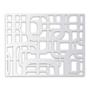 PROTECTOR PARA VENTANA CELOSIA QUADRUM ACERO 150 X 120 CM BLANCO