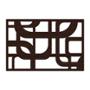 PROTECTOR PARA VENTANA CELOSIA QUADRUM ACERO 90 X 60 CM CHOCOLATE