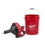 M12 KIT SERPIENTE DE DRENAJE INALÁMBRICA DE 12V CON BATERÍA DE 1.5 AMP Y CARGADOR