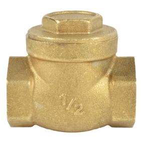 VÁLVULA CHECK CLAMPETA 1/2" DE LATÓN