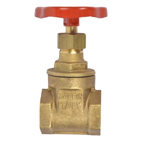 VÁLVULA DE COMPUERTA 1/2" DE LATÓN 250 PSI