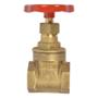 VÁLVULA DE COMPUERTA 1/2" DE LATÓN 250 PSI