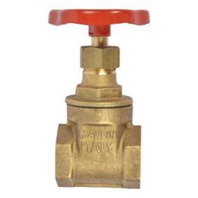 VÁLVULA DE COMPUERTA 1/2" DE LATÓN 250 PSI