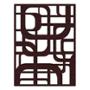 PROTECTOR PARA VENTANA CELOSIA QUADRUM ACERO 90 X 120 CM CHOCOLATE