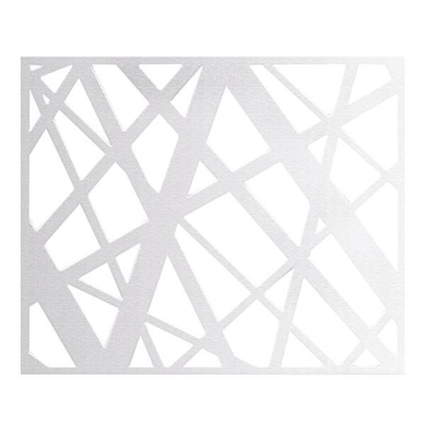 PROTECTOR PARA VENTANA CELOSIA STORM ACERO 120 X 100 CM BLANCO