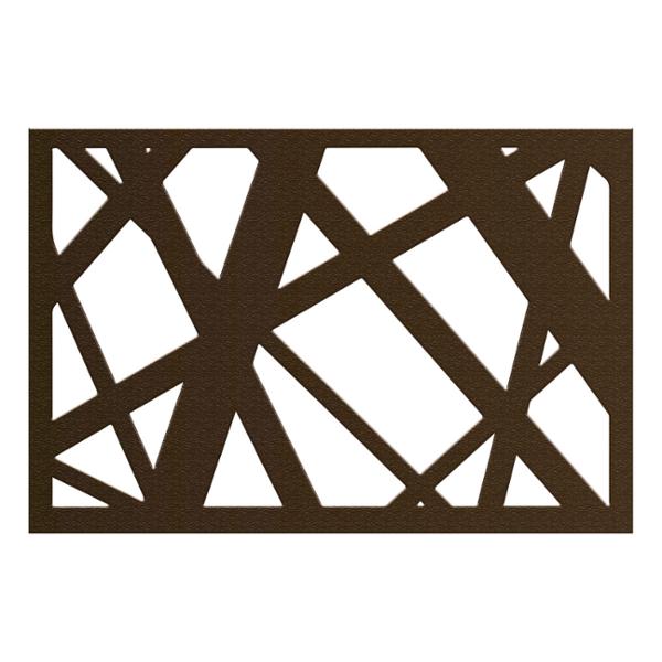 PROTECTOR PARA VENTANA CELOSIA STORM ACERO 90 X 60 CM CHOCOLATE