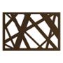 PROTECTOR PARA VENTANA CELOSIA STORM ACERO 90 X 60 CM CHOCOLATE