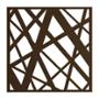 PROTECTOR PARA VENTANA CELOSIA STORM ACERO 100 X 100 CM CHOCOLATE