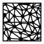 PROTECTOR PARA VENTANA CELOSIA CONSTELACIÓN ACERO 100 X 100 CM NEGRO