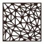 PROTECTOR PARA VENTANA CELOSIA CONSTELACIÓN ACERO 120 X 120 CM CHOCOLATE