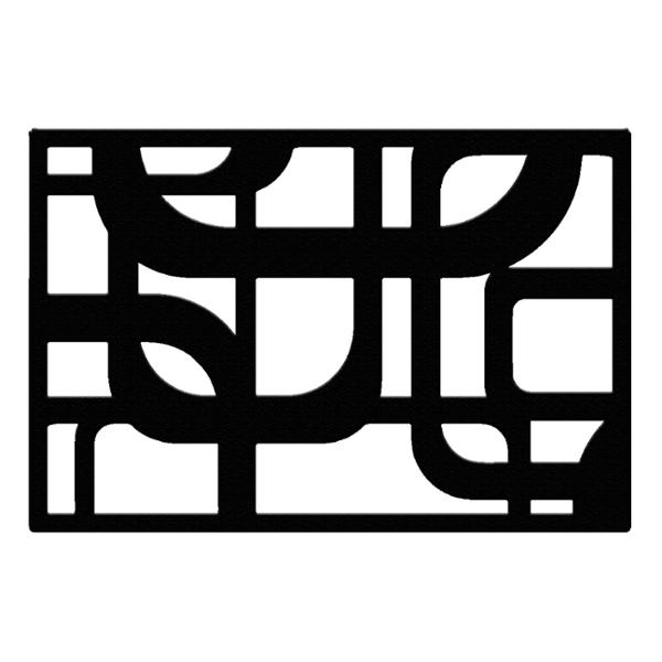 PROTECTOR PARA VENTANA CELOSIA QUADRUM ACERO 90 X 60 CM NEGRO