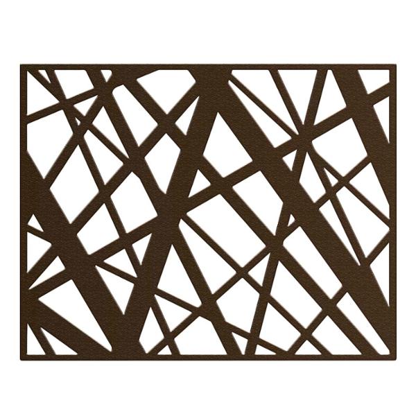 PROTECTOR PARA VENTANA CELOSIA STORM ACERO 150 X 120 CM CHOCOLATE
