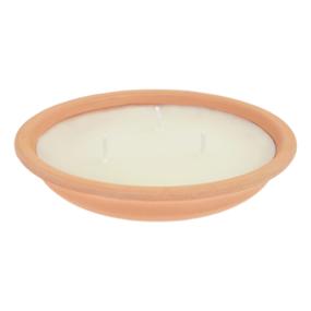 VELA DE CITRONELA CERA BLANCO 3 PIEZAS