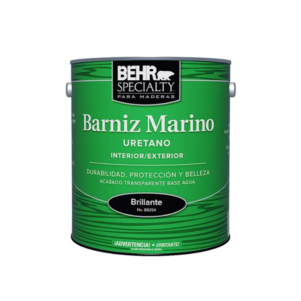 BARNIZ URETANO BASE AGUA PARA MADERA BRILLANTE PROTECCIÓN UV 946 ML