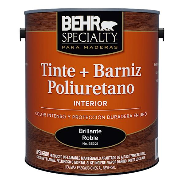 TINTE Y BARNIZ POLIURETANO DE 946 ML ROBLE CLÁSICO