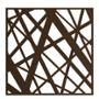 PROTECTOR PARA VENTANA CELOSIA STORM ACERO 120 X 120 CM CHOCOLATE