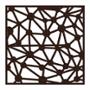 PROTECTOR PARA VENTANA CELOSIA CONSTELACIÓN ACERO 100 X 100 CM CHOCOLATE