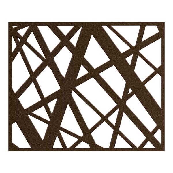 PROTECTOR PARA VENTANA CELOSIA STORM ACERO 120 X 100 CM CHOCOLATE