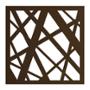 PROTECTOR PARA VENTANA CELOSIA STORM ACERO 90 X 90 CM CHOCOLATE
