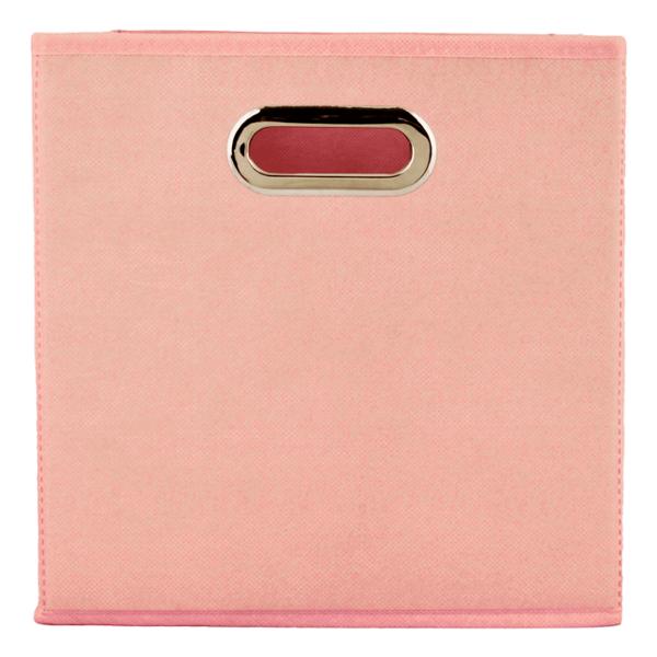 GAVETA ORGANIZADORA PLEGABLE 27 X 27 X 28 CM POLIPROPILENO ROSA