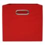 GAVETA ORGANIZADORA PLEGABLE 27 X 27 X 28 CM POLIPROPILENO ROJO