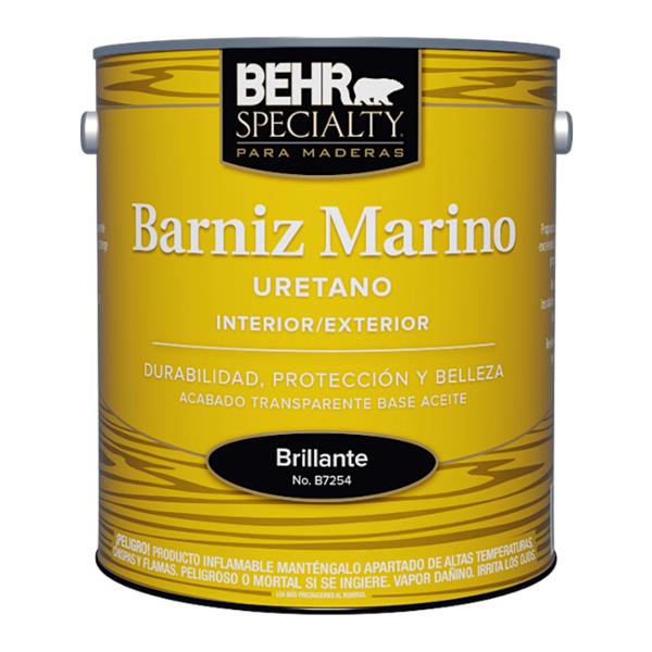 BARNIZ URETANO BASE ACEITE PARA MADERA BRILLANTE CON PROTECCIÓN UV 3.78 L