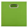 GAVETA ORGANIZADORA PLEGABLE 27 X 27 X 28 CM POLIPROPILENO VERDE