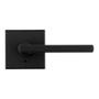 MANIJA PARA PUERTA REVERSIBLE ACERO NEGRO MATE PARA BAÑO INTERIOR