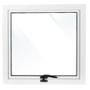 VENTANA PROYECTABLE ALUMINIO 60 X 60 HACIA AFUERA BLANCO