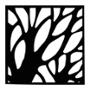 PROTECTOR PARA VENTANA CELOSIA FOREST ACERO 90 X 90 CM NEGRO