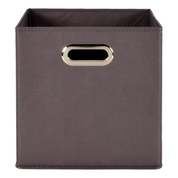 GAVETA ORGANIZADORA PLEGABLE 27 X 27 X 28 CM POLIPROPILENO CHOCOLATE
