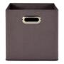 GAVETA ORGANIZADORA PLEGABLE 27 X 27 X 28 CM POLIPROPILENO CHOCOLATE