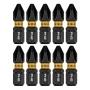 JUEGO DE PUNTAS PHILLIPS PARA ATORNILLADOR DE IMPACTO FLEXTORQ 10 PIEZAS