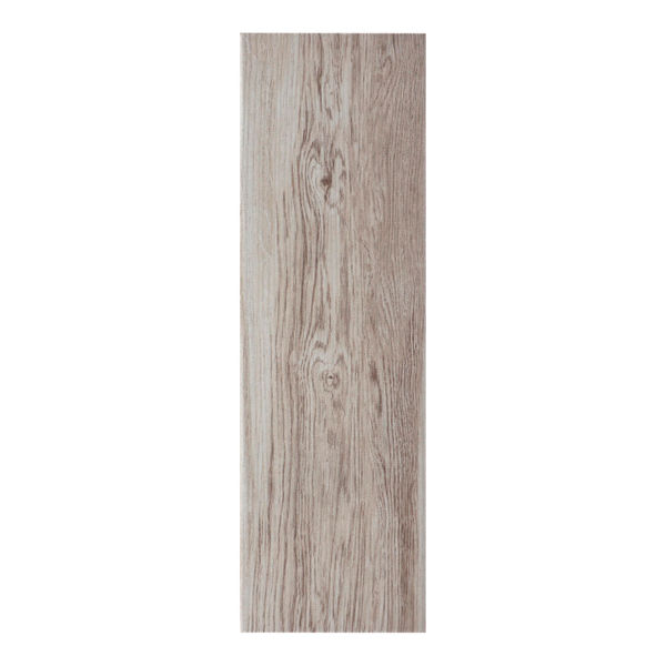 PISO CERÁMICO WOODTIME 18 X 60.6 CM CAFÉ TIPO MADERA CAJA CON 1.64 M2